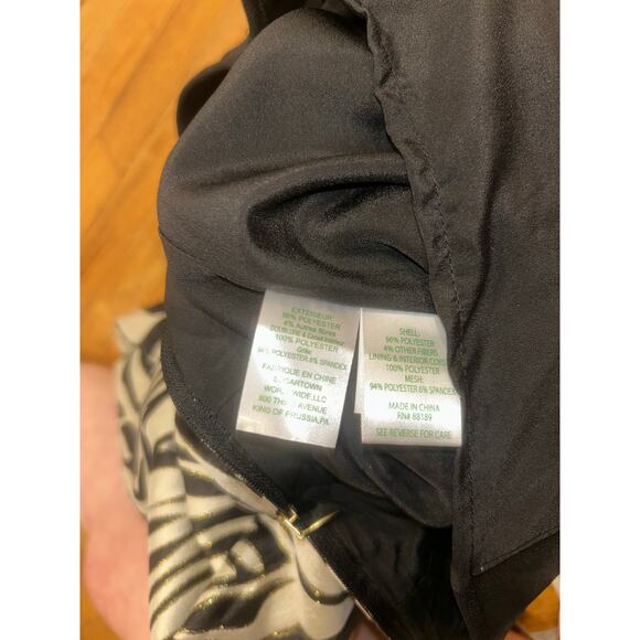 Black mini dress size 4 cross back French connection - Picture 8 of 9